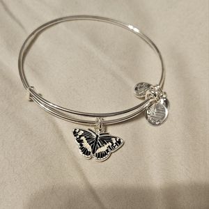 Alex and Ani black and white bracelet